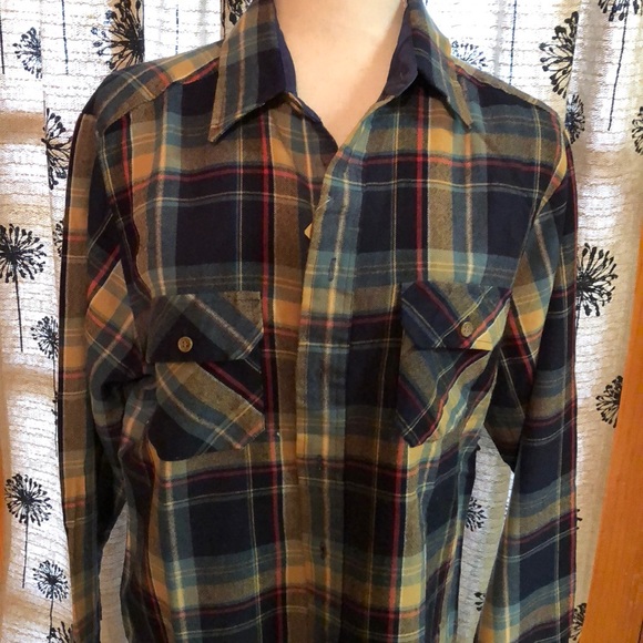 Steel Town Navy Striped Button Down - Picture 2 of 5